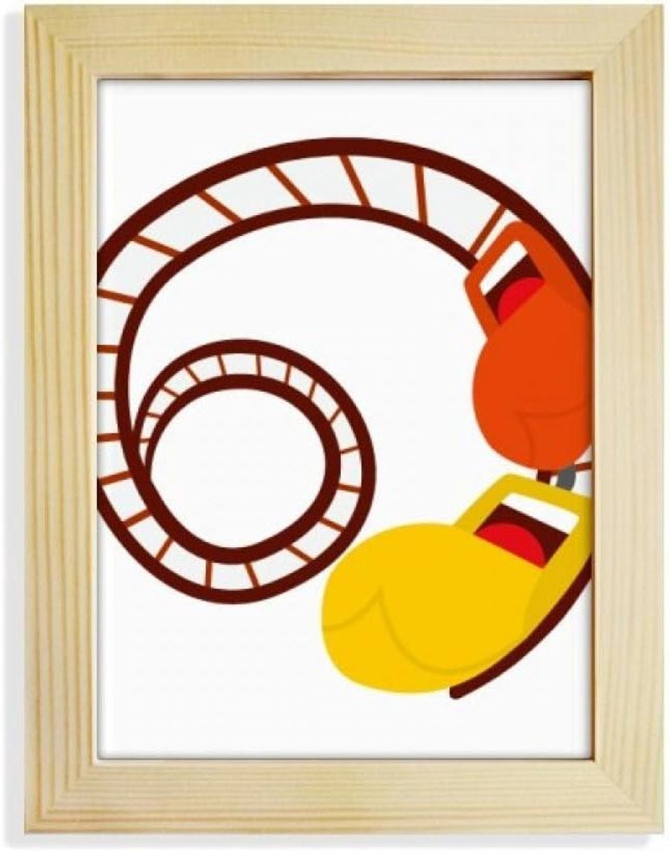 Houten Fotolijst met Traditioneel Ontwerp, Multicolor, 6x8 Inch