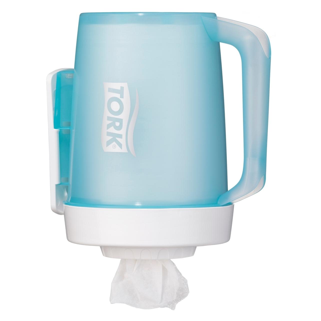 Tork Mini Innenabrollungsspender Weiss und Türkis M1 658002 1 St. (658002)