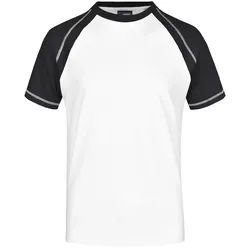 Raglan T-Shirt "JN010" - M - white/black