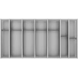 Ninka Cuisio Besteckeinsatz für Legrabox473x935x55mm Kunststoff graphit, Besteckkasten, Grau