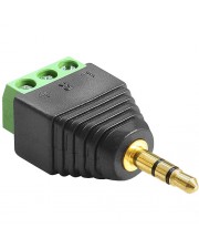 Delock Adapter Klinke Stecker 3,5 mm > Terminalblock 3 Pin Audio-Adapter (65419)
