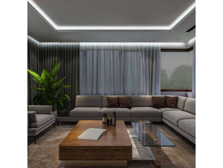 LEDVANCE Flex COB LED-Strip IP20 2.700-6.500K, 5m COB, dimmbar, weiß / opal, für Wohn- / Esszimmer, Kunststoff