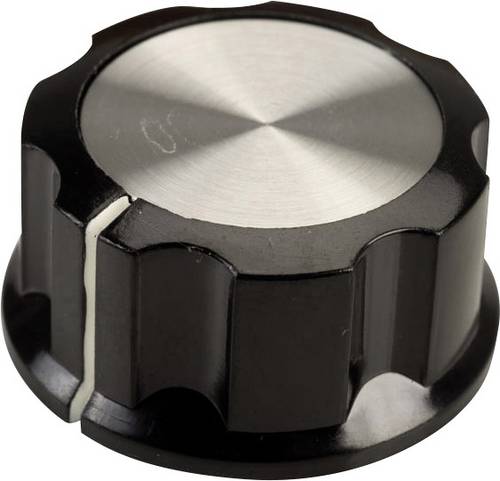 SCI RN-99C(6.4mm) RN-99C(6.4mm) Drehknopf Schwarz, Weiß (Ø x H) 33mm x 16mm