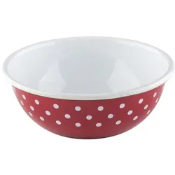 Riess Country Küchenschüssel Ø14cm Pünktchen rot