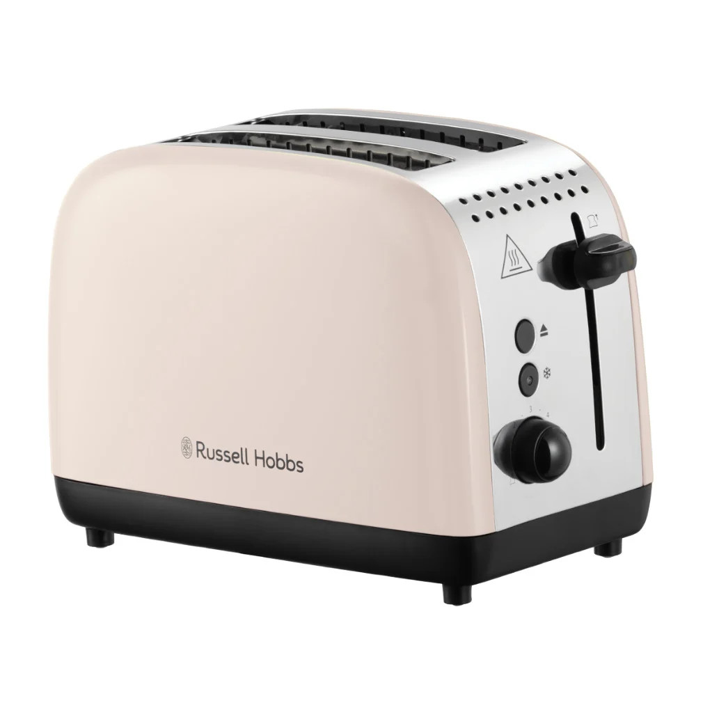Russell Hobbs Colours Plus Broodrooster Wit met RVS en kabelopslag