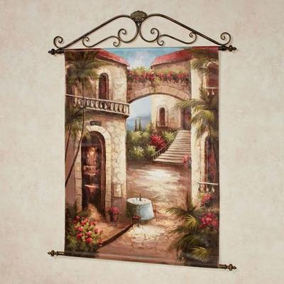 Touch of Class Table for Two Canvas Wall Hanging Multi Earth , Multi Earth