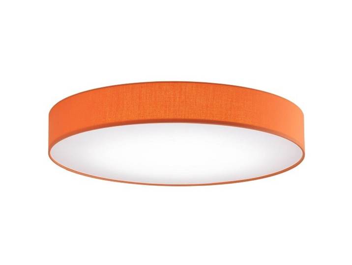 Deckenlampe Noad orange Metall/ Stoff B 60 cm - LED - Lichtfarbe: Warmweiss - LED Energiesparlampen
