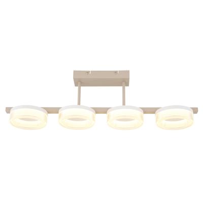 GLOBO LIGHTING Deckenleuchte "Marlenne", beige (sandfarben matt), 1, H: 19,5cm, 1 Stk., Leuchten, LED Deckenleuchte für Wohn- & Flur sandfarben, Deckenleuchte