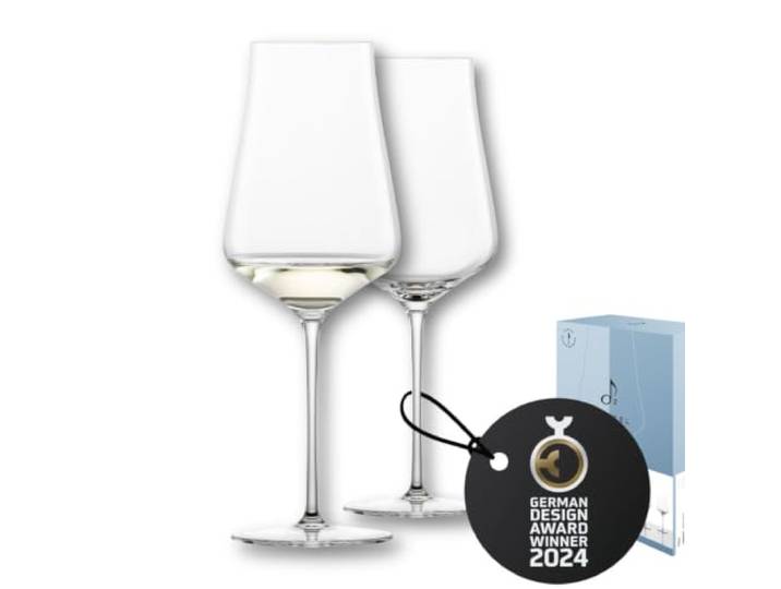 Zwiesel Glas Weißweingläser Duo (2 Stk) hand- und maschinengefertigtes Weißweinglas, spülmaschinenfeste Tritan®-Kristallgläser