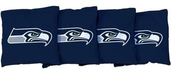 Skip's Garage Seattle Seahawks NFL Blue Cornhole Bags