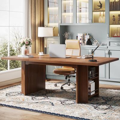 Bluebell 63 Inches Office Executive Desk with Storage