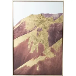 Goldener Hügel Leinwand 80X120 cm - Dekoriert Rechteck Stoff Amadeus 122.5x4.299 cm