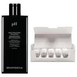 pH Rejuvenating Set (Shampoo 250ml +Scalp Treatment 10 x 5ml + Massagebürste)