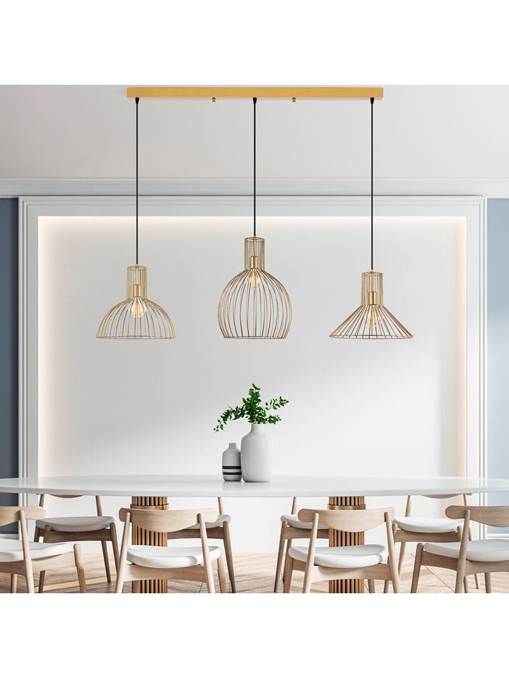 Opviq Hängeleuchte in Gold - (B)148 x (H)124 cm - onesize