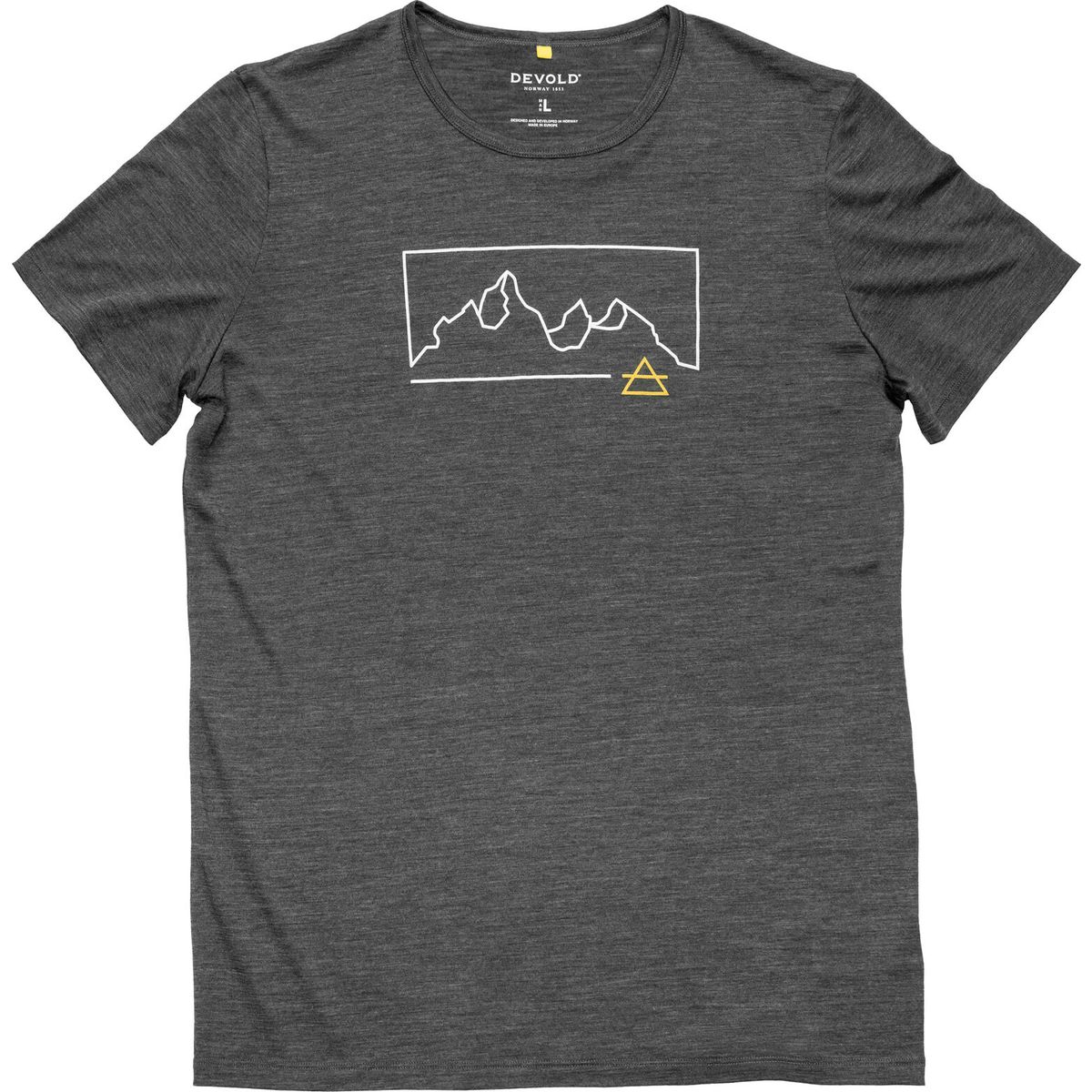 Devold of Norway Active "outline" Tee MAN anthracite (940A-clothing) M GO 293 295 J 940A M