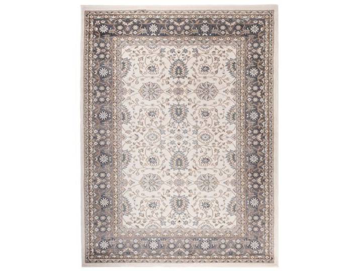 TAPISO Tapis Salon Poil Court Colorado Crème Marron Traditionnel Polypropylène Intérieur 180x250 cm