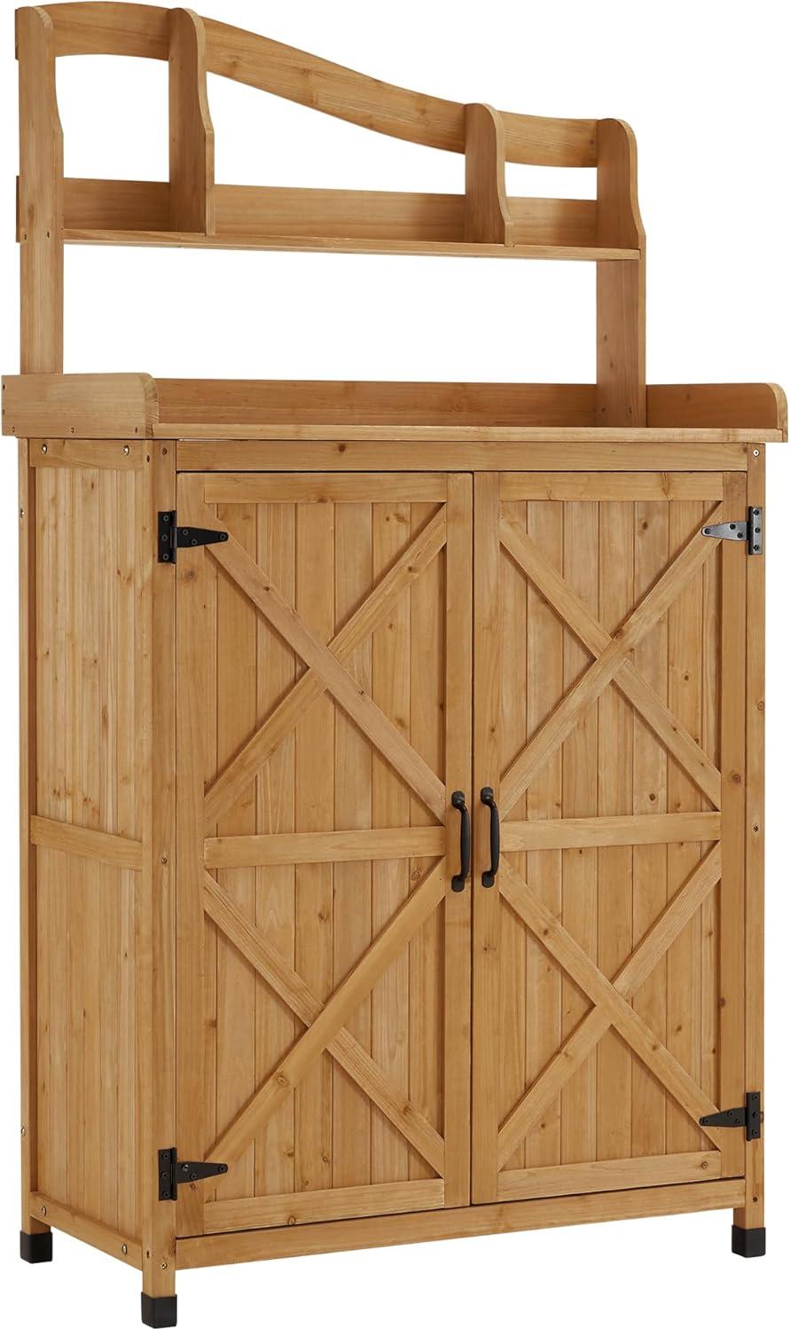 Weerbestendige Houten Tuintafel mit Pflanzraum für Garten und Balkon