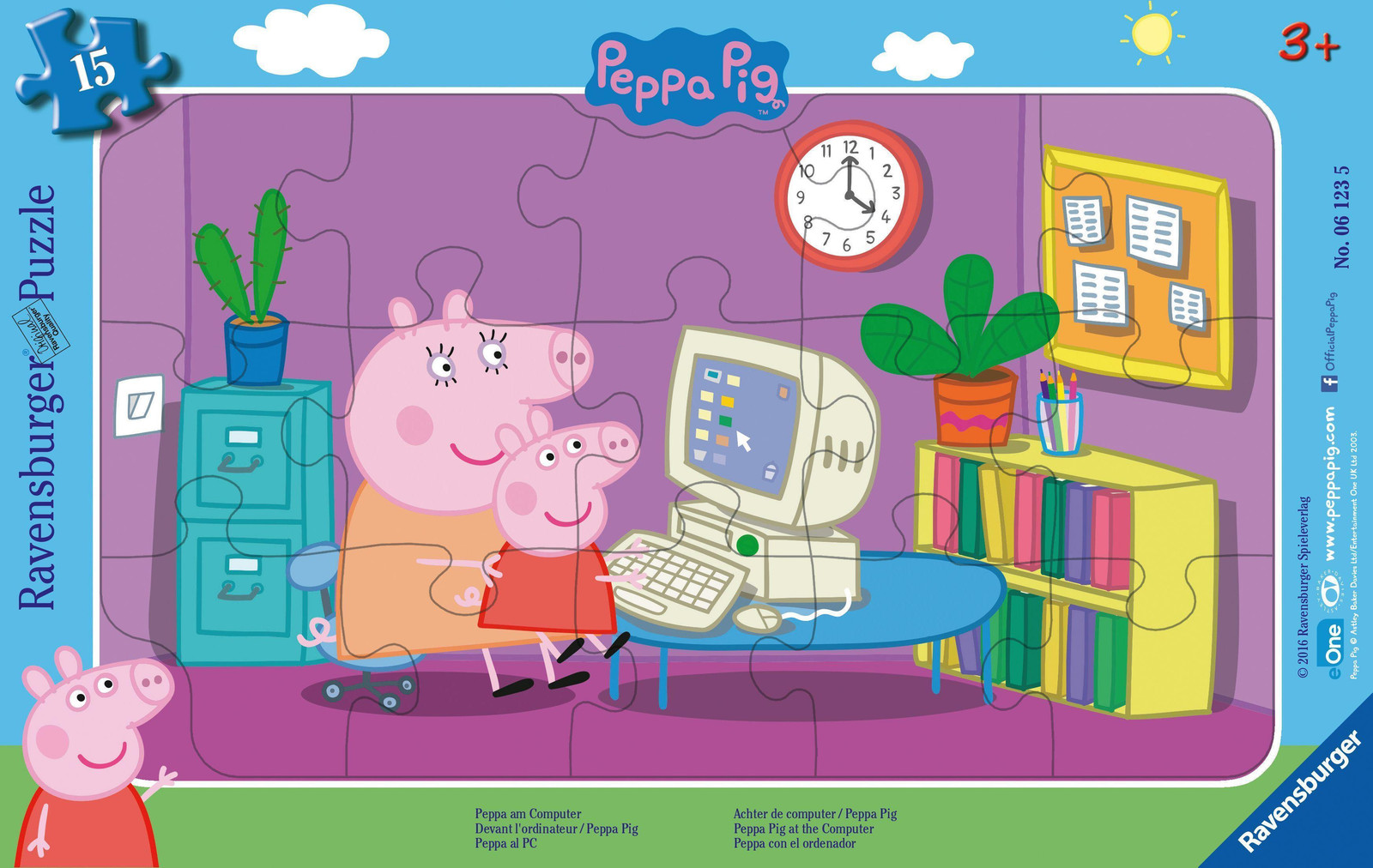 Ravensburger Peppa het Varken bij de Computer 06123