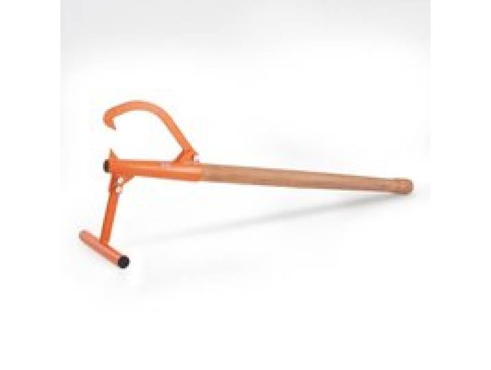 VEVOR Cric à bûches 1180 mm, lève-bûches à manche en bois, diamètre 38 cm, lève-tronc d'arbre robuste, crochet d'inclinaison réglable, outil d'exploitation forestière, pour rouler, soulever les bûches
