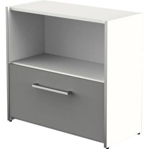 Kerkmann Kombischrank Move, graphit / weiß, mit Schublade, (B/H) 80 x 111 cm