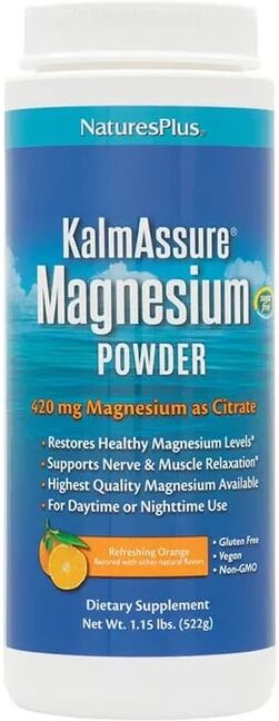 Natures Plus Kalmassure Magnesio En Polvo 552g