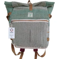 Hemp Trekking Rolling Backpack - Sage