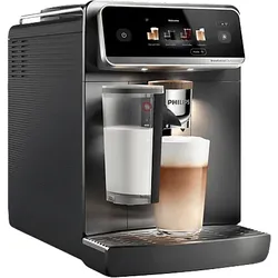 PHILIPS EP8757/12 8000 Series LatteGo Pro Aromis, 50 Getränke (heiß oder eisgekühlt), Pro, BrewExtract, appfähiger Kaffeevollautomat Schwarz