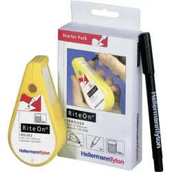 HellermannTyton, Kabelverbindung Zubehör, Kabelmarkierer beschriftbar Rite-On Kit