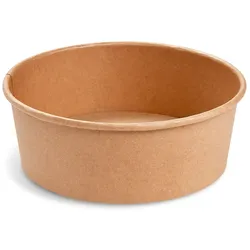 Salatschale (PAP/PE) kraft Ø185mm 1300ml