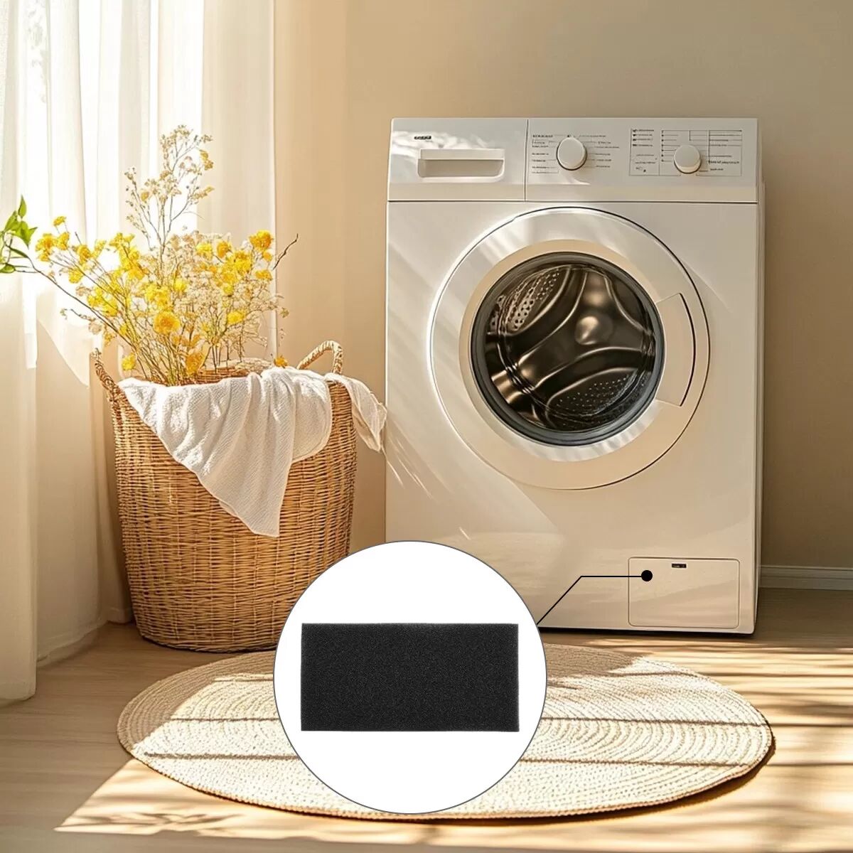 INF Ersatz-Schwammfilter für Gorenje und Panasonic
