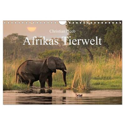 Afrikas Tierwelt Christian Heeb (Wandkalender 2027 DIN A4 quer), CALVENDO Monatskalender