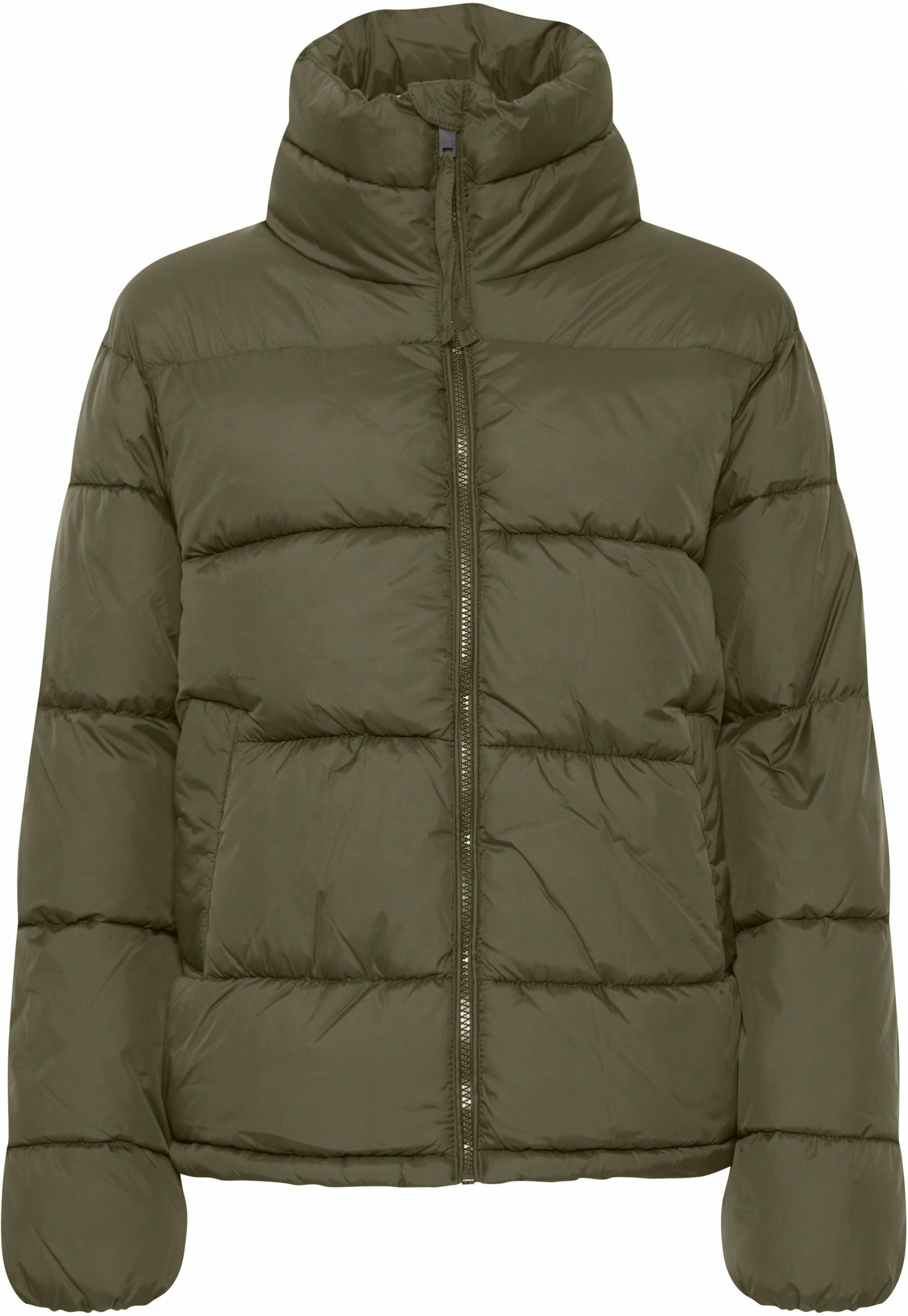 Steppjacke OXMO "Steppjacke OXBodila", Damen, Gr. 38, grün (olive night), Obermaterial: 100% Nylon NY., Jacken Steppjacke
