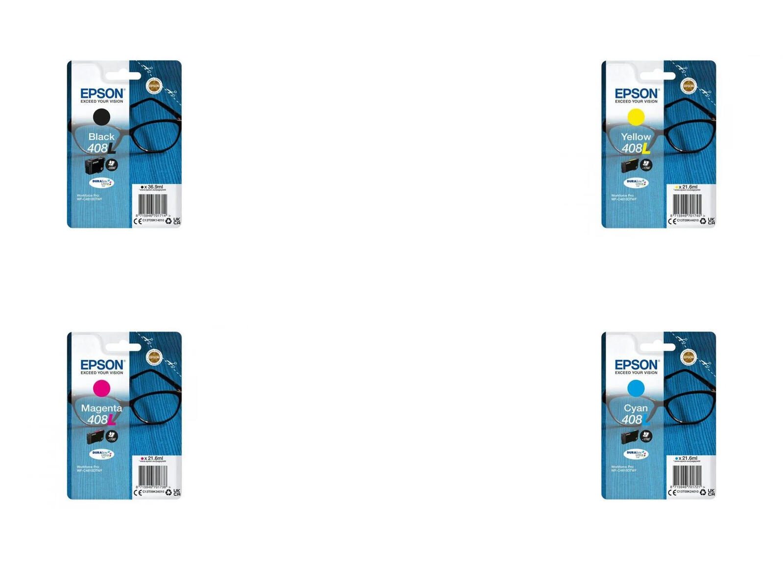 Epson Original 408L Druckerpatronen - 4er Multipack OPC13T09K14010set