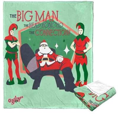 Northwest Warner Brothers A Christmas Story Silk Touch Throw Blanket