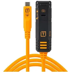 Tether Tools TetherPro Optima 10G USB-C TetherBoost Verriegelungsverlängerungskabel (4.80 m, USB 3.2 Gen 2, 100 W), USB Kabel