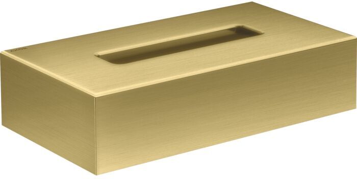 Hansgrohe Axor Kosmetiktuchbox 42873950 265x145mm, Wandmontage, brushed brass