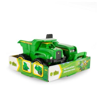 Mini Sandkasten Bagger und Kipplaster Set