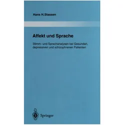 Affekt und Sprache, Fachbücher von Hans H. Stassen