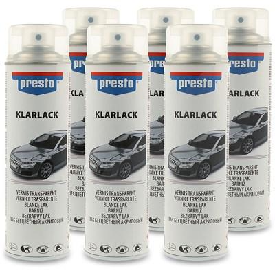 Presto 6x 500 ml Klarlack glänzend [Hersteller-Nr. 428979]
