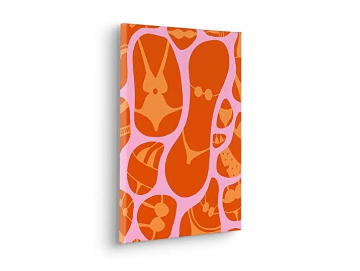 Komar Keilrahmenbild in echt houten frame - bikini's - afmeting 30 x 40 cm - muurschildering, kunstdruk, wanddecoratie, design, woonkamer, slaapkamer