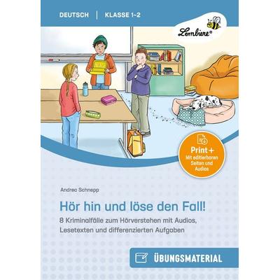 Hör hin und löse den Fall, Set von Andrea Schnepp, Lernbiene, 978-3-7468-1242-7