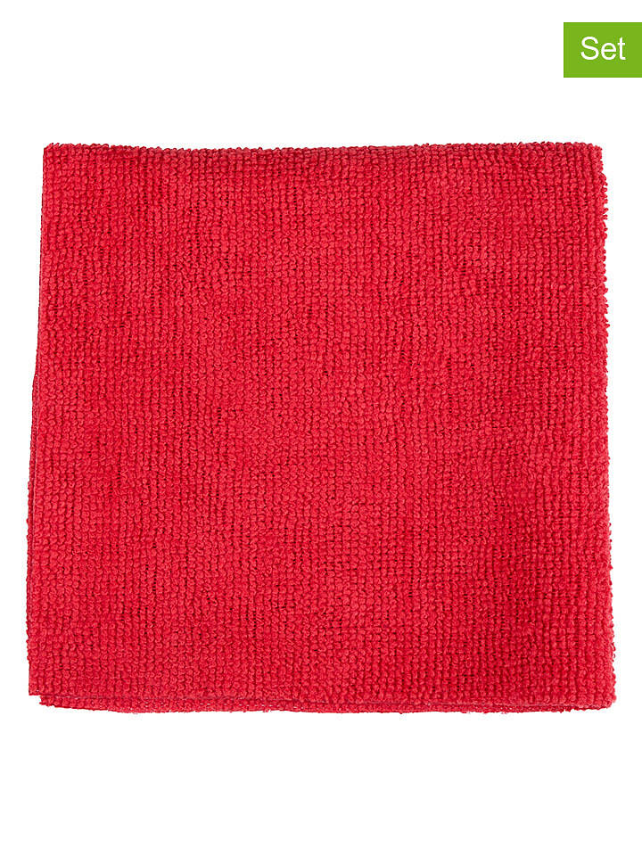 Dirt Devil 20er-Set: Mikrofasertücher in Rot - (L)30 x (B)30 cm - onesize
