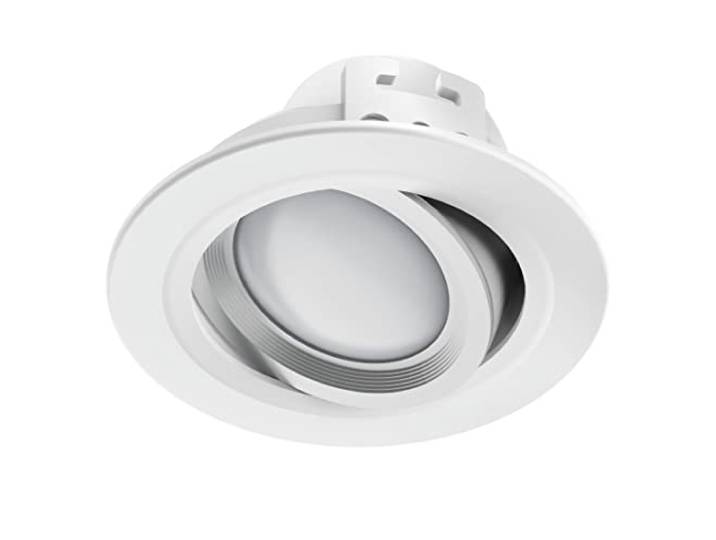 WLAN LED-Einbauspot, 5W, per Sprache/App steuern, verstellbar, Weiß