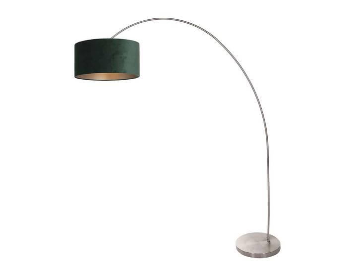 Lampadaire Solva Bambus 4 x 172 x 185cm Vert/Argenté/Argenté/Vert Velours E27