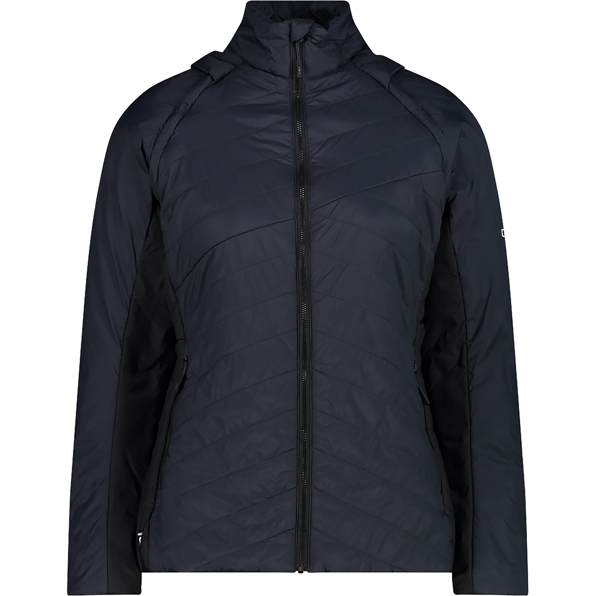 CMP Damen Isolationsjacke grau Größe S Trekking Wasserabweisend Wasserabweisend