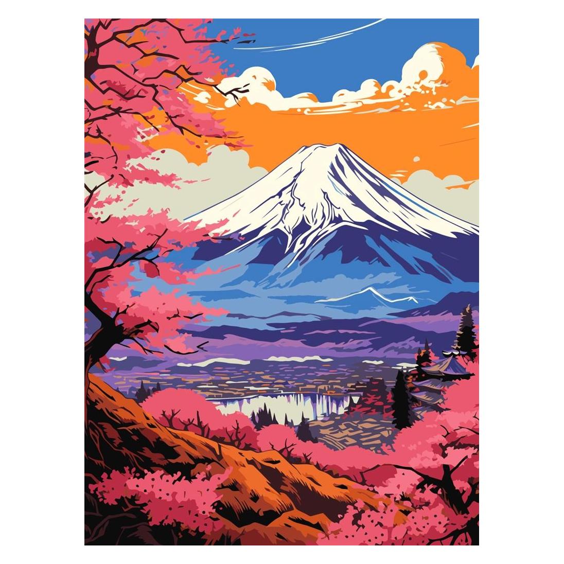 Ideyka Malen nach Zahlen - Magischer Fuji (46185943)