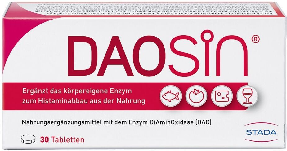 Daosin Tabletten zur Unterstützung des Histaminabbaus