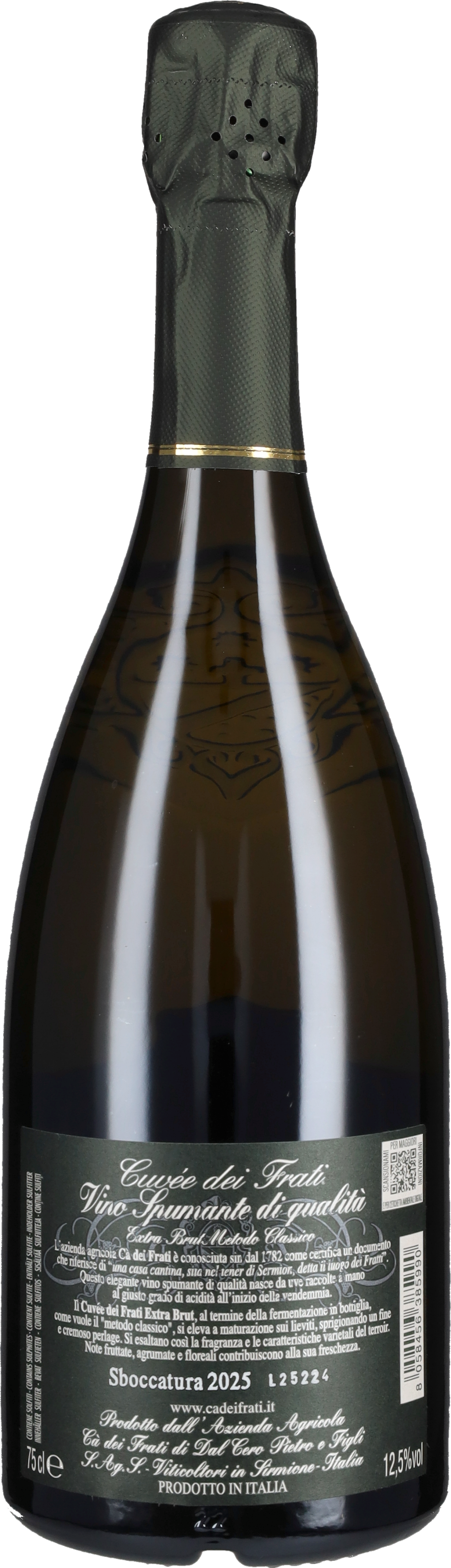Spumante Metodo Classico Extra Brut 'Cuvée dei Frati' Ca' dei Frati