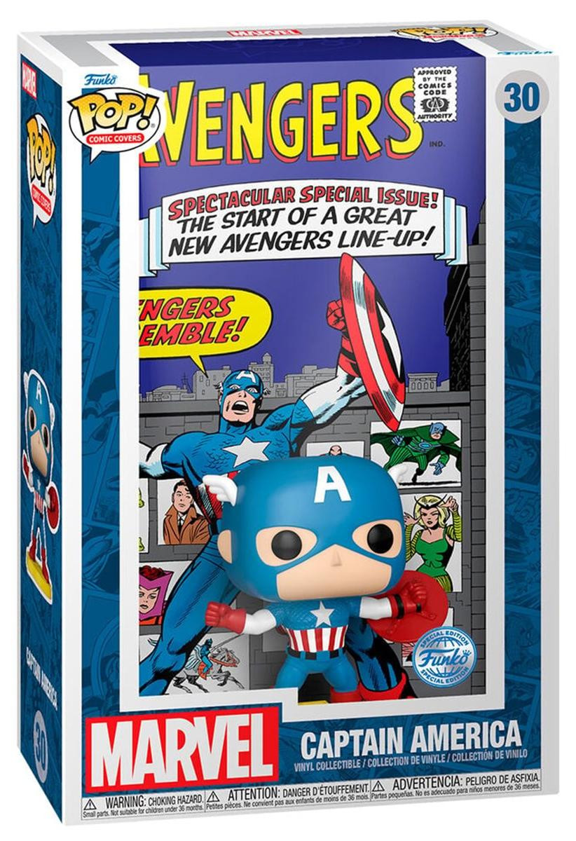 Funko Marvel The Avengers Captain America #30 Comic Covers