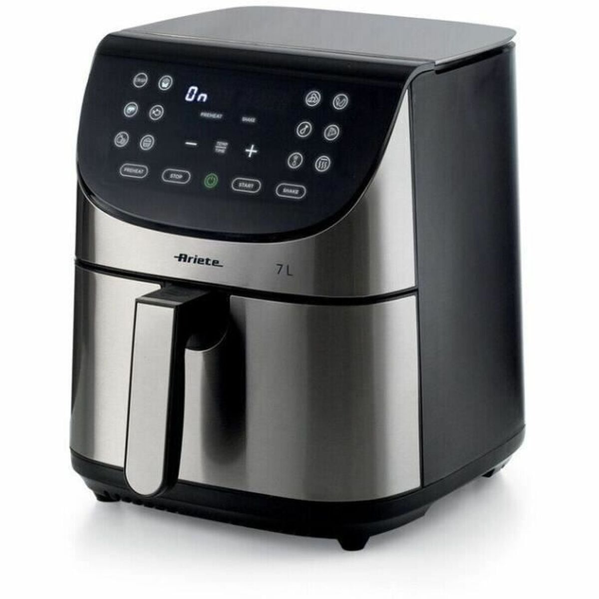 Ariete Digital Oil-Free Fryer XXL 2 kilo Model 4628 Geborsteld Roestvrij Staal